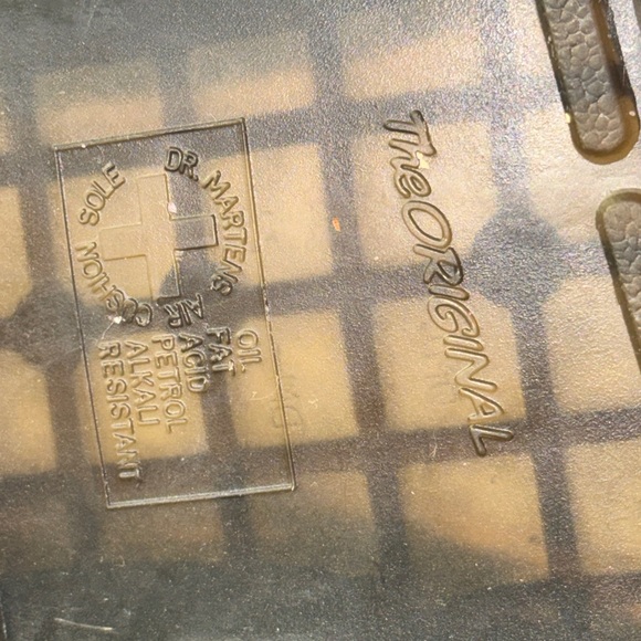 Dr. Martens 1460W Hi Shine Snake Combat Boots in Black - Women’s Size 11 - Picture 10 of 10